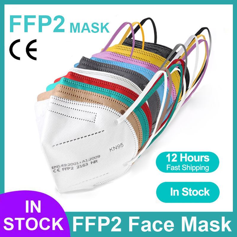 Black Face Mask Pack - Maseczki FFP2 5-warstwowe z certyfikatem CE,