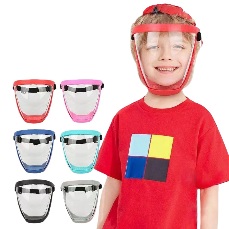 Kids Face Mask - Dziecięca pełnotwarzowa przezroczysta maska przeciwpyłowa i